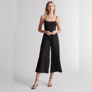 Quince Tencel Jersey Wide Leg Jumpsuit